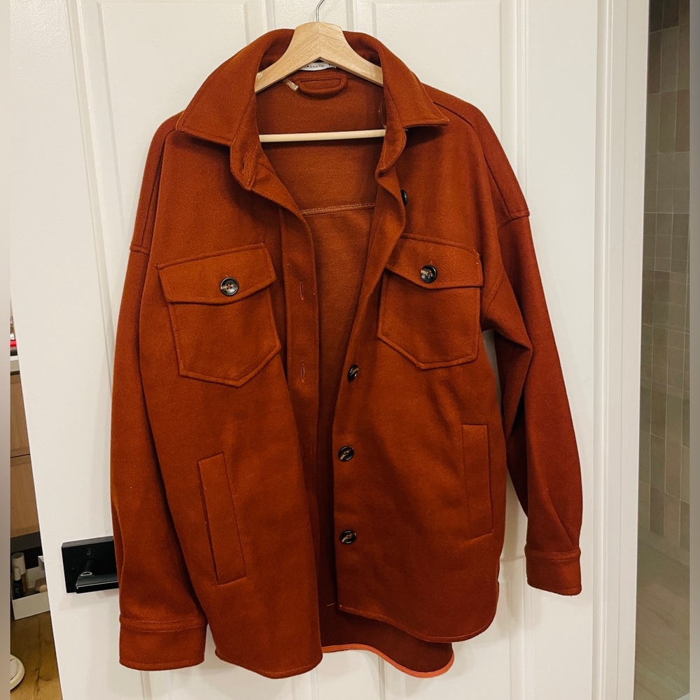Button Down Overshirt Jacket / Shacket - image 1